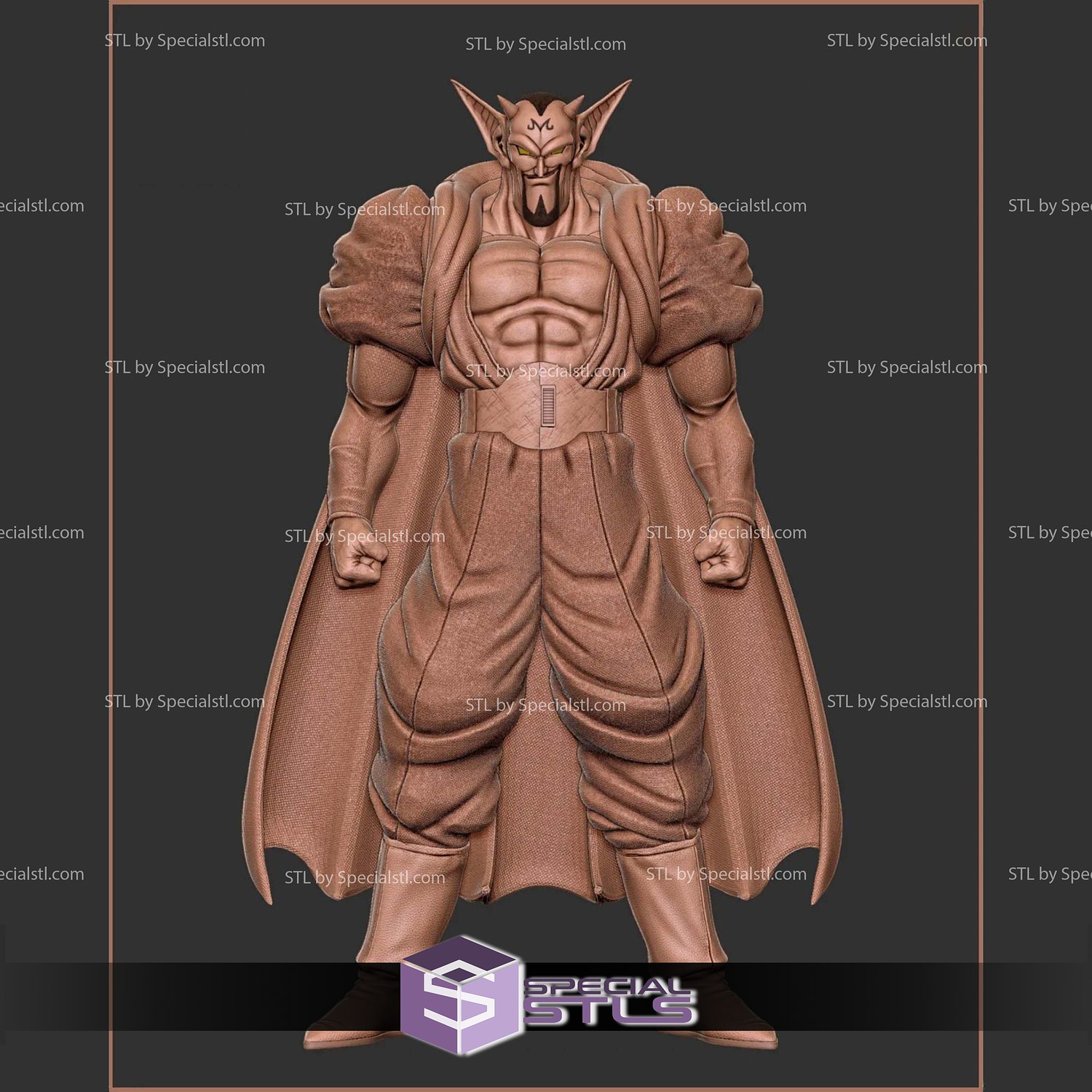 Dabura Standing Dragonball 3D Printer Files STL Model — view 2