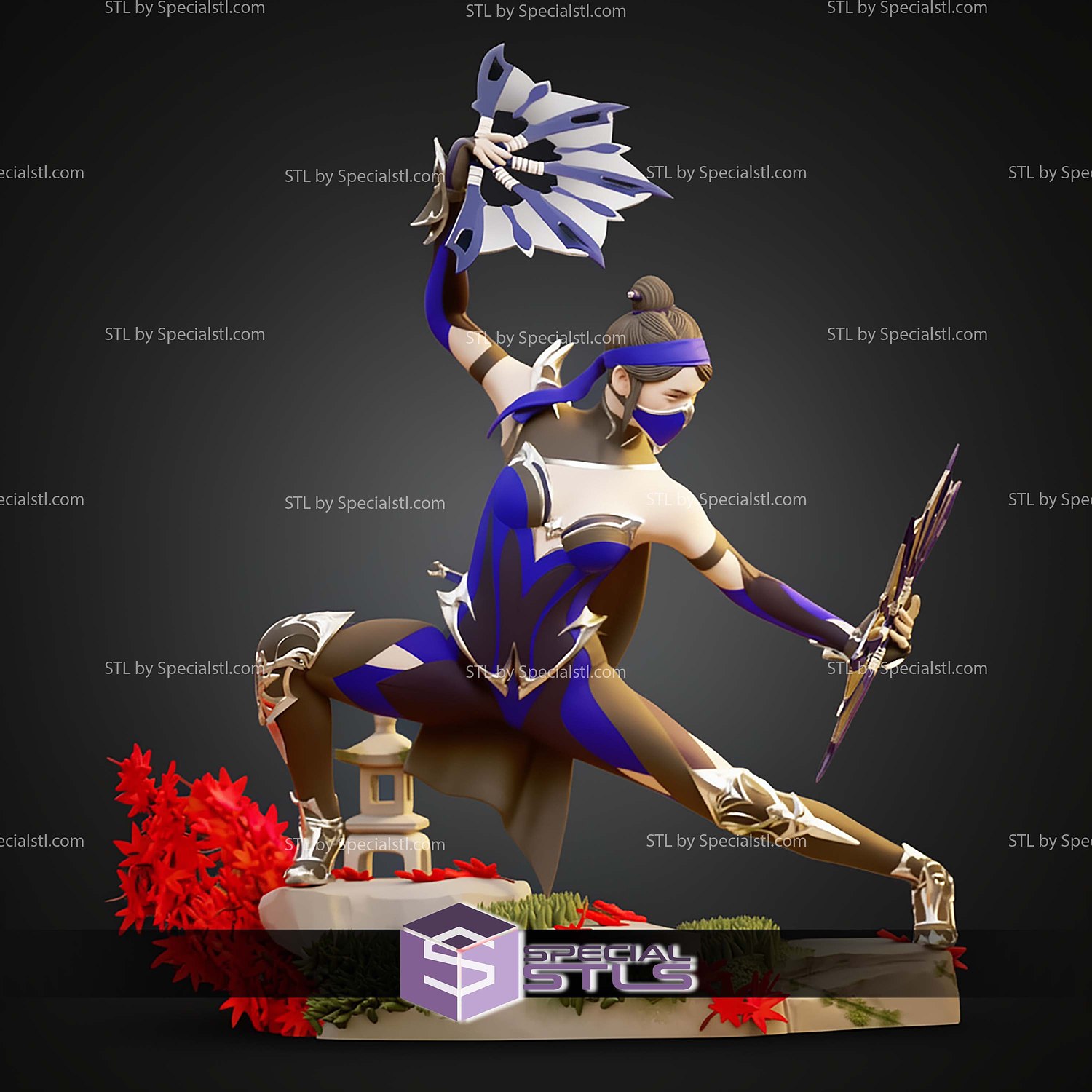 Kitana Mortal Kombat 11 1-6 STL Files 3D Model — view 5