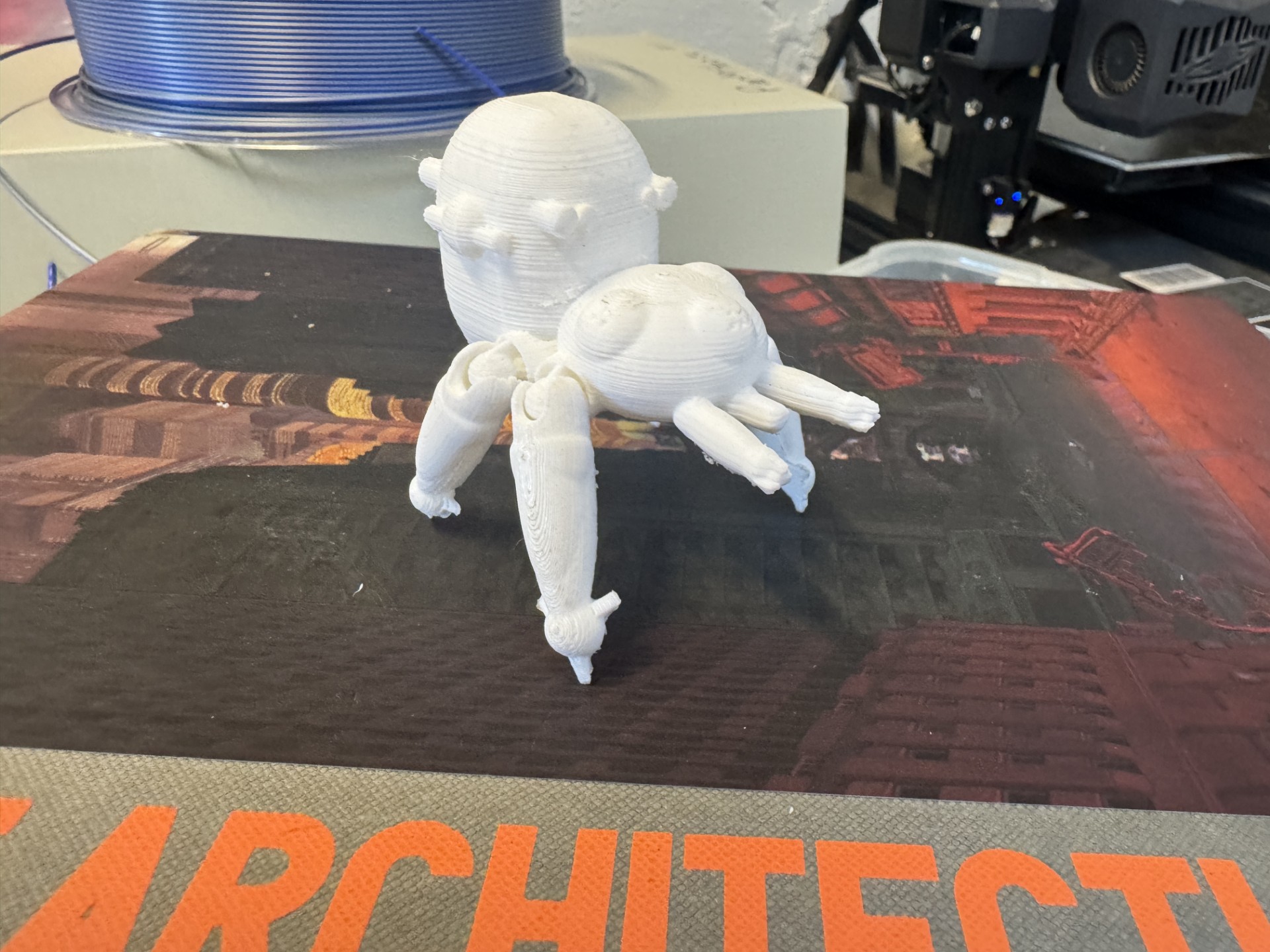 Printable Tachikoma 3D STL Model — view 3