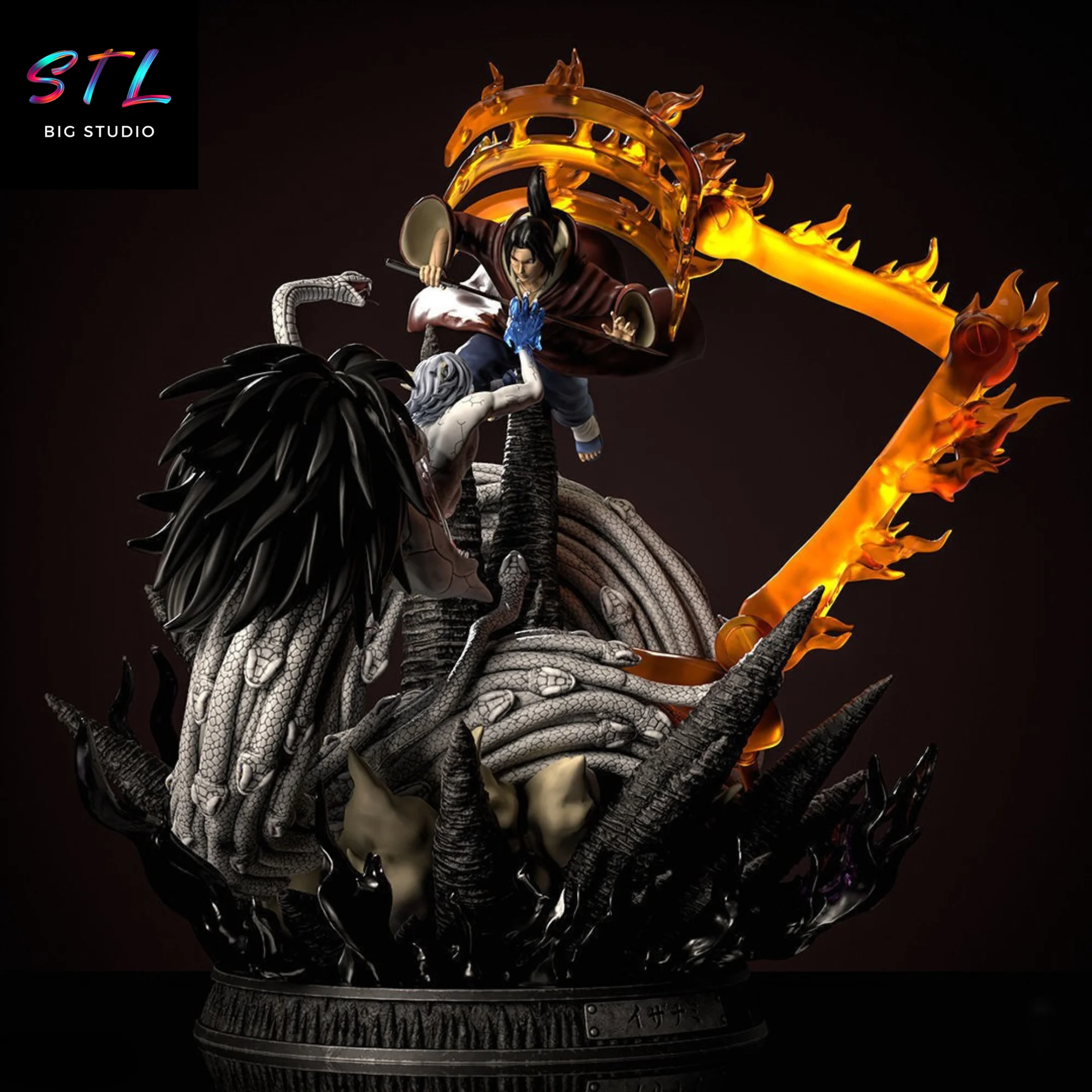 Itachi vs Kabuto STL | Naruto Shippuden | 3D Printable Diorama Model — view 3