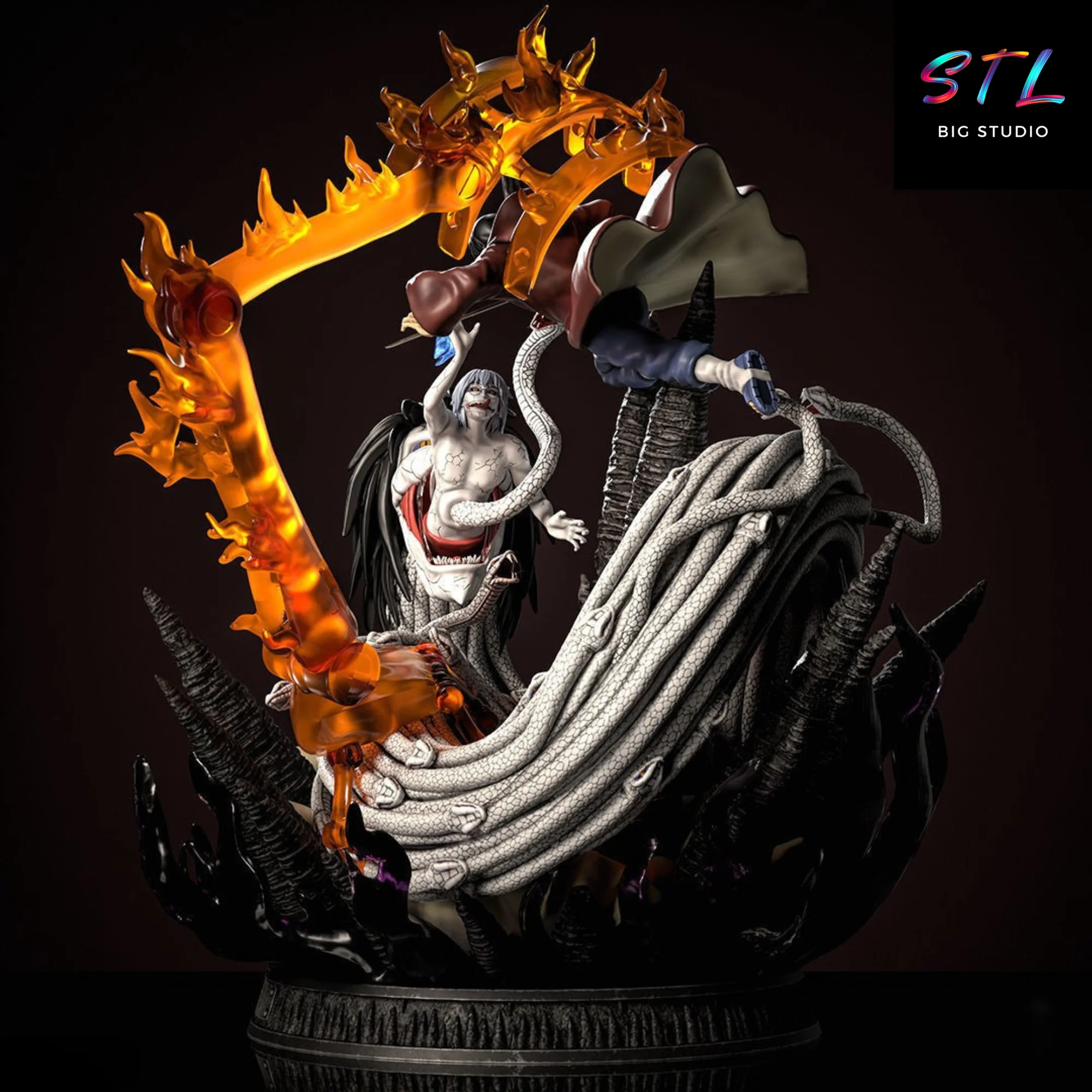 Itachi vs Kabuto STL | Naruto Shippuden | 3D Printable Diorama Model — view 4