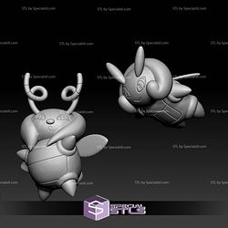 Pokemon STL Collection Volbeat Illumise 3D Model