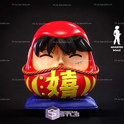 Daruma Luffy STL Files 3D Model