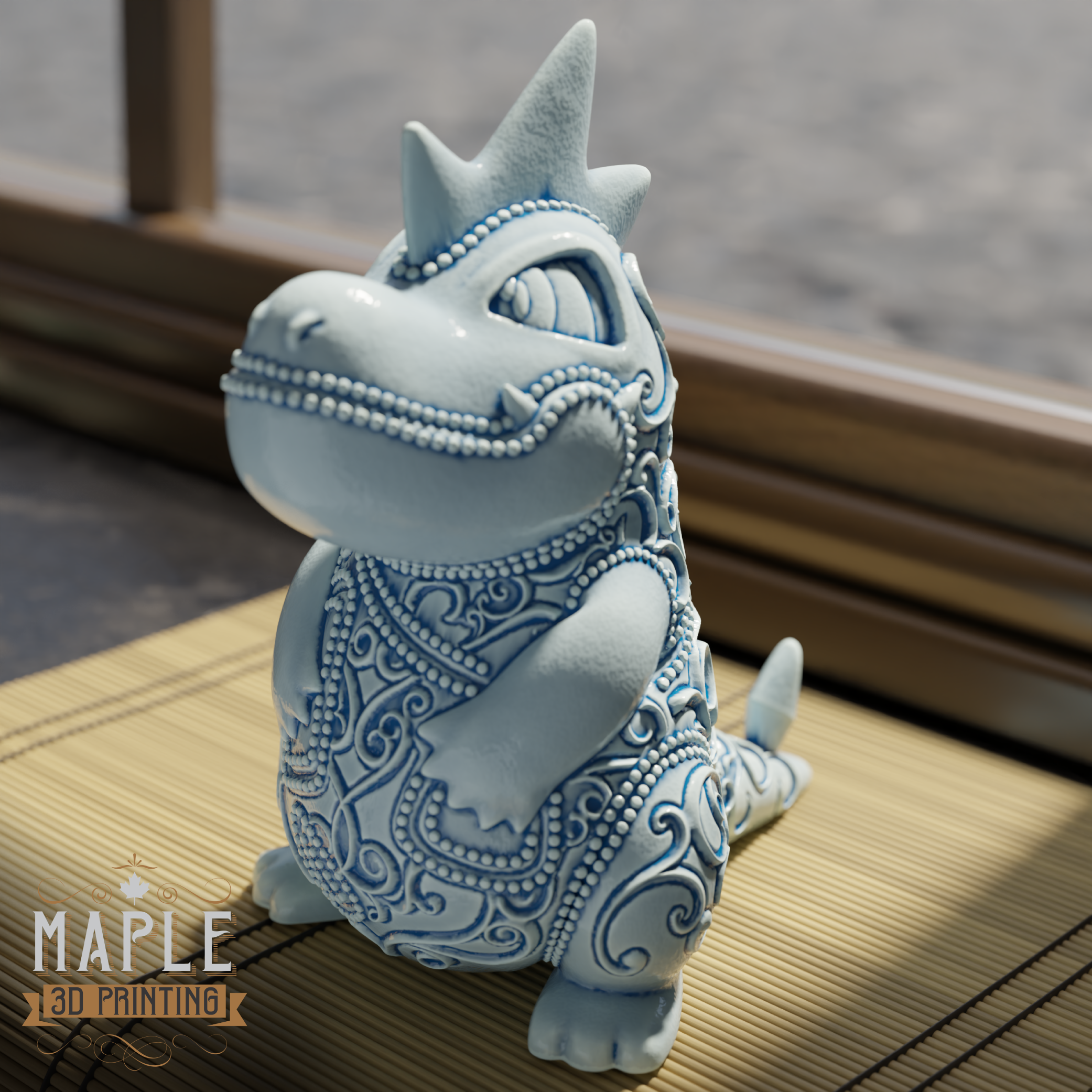 Croconaw - Basic & Ornamental 3D STL Model