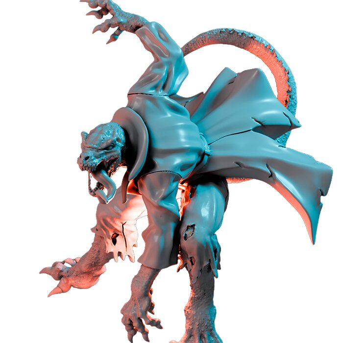 Dr Reptilicus II - Fantasy 3D Print Model STL Model — view 3