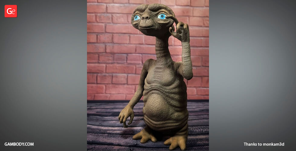 E.T. the Extra-Terrestrial 3D Printer Files | Assembly STL Model