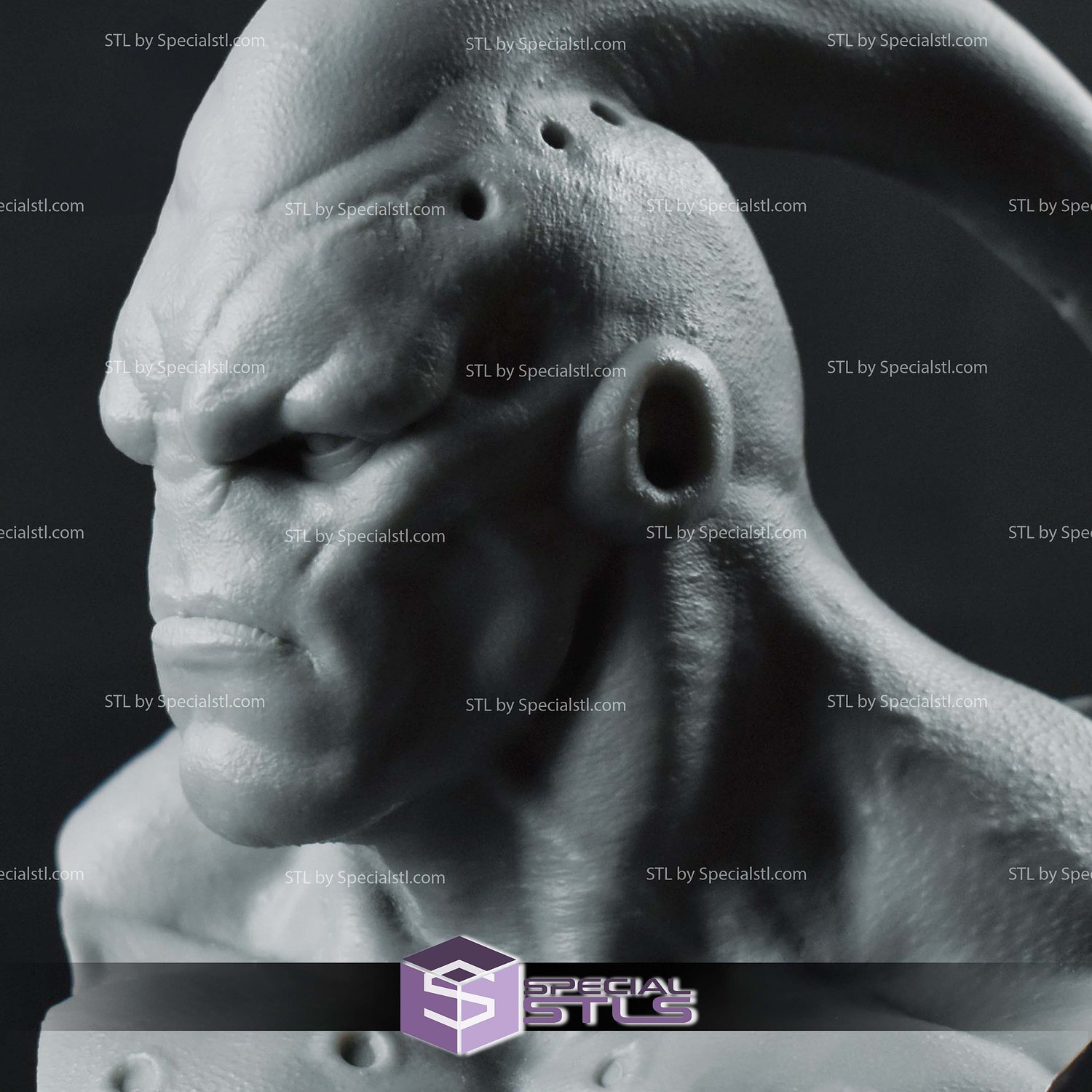 Majin Buu Bust 210mm 3D Printer Files STL Model — view 2