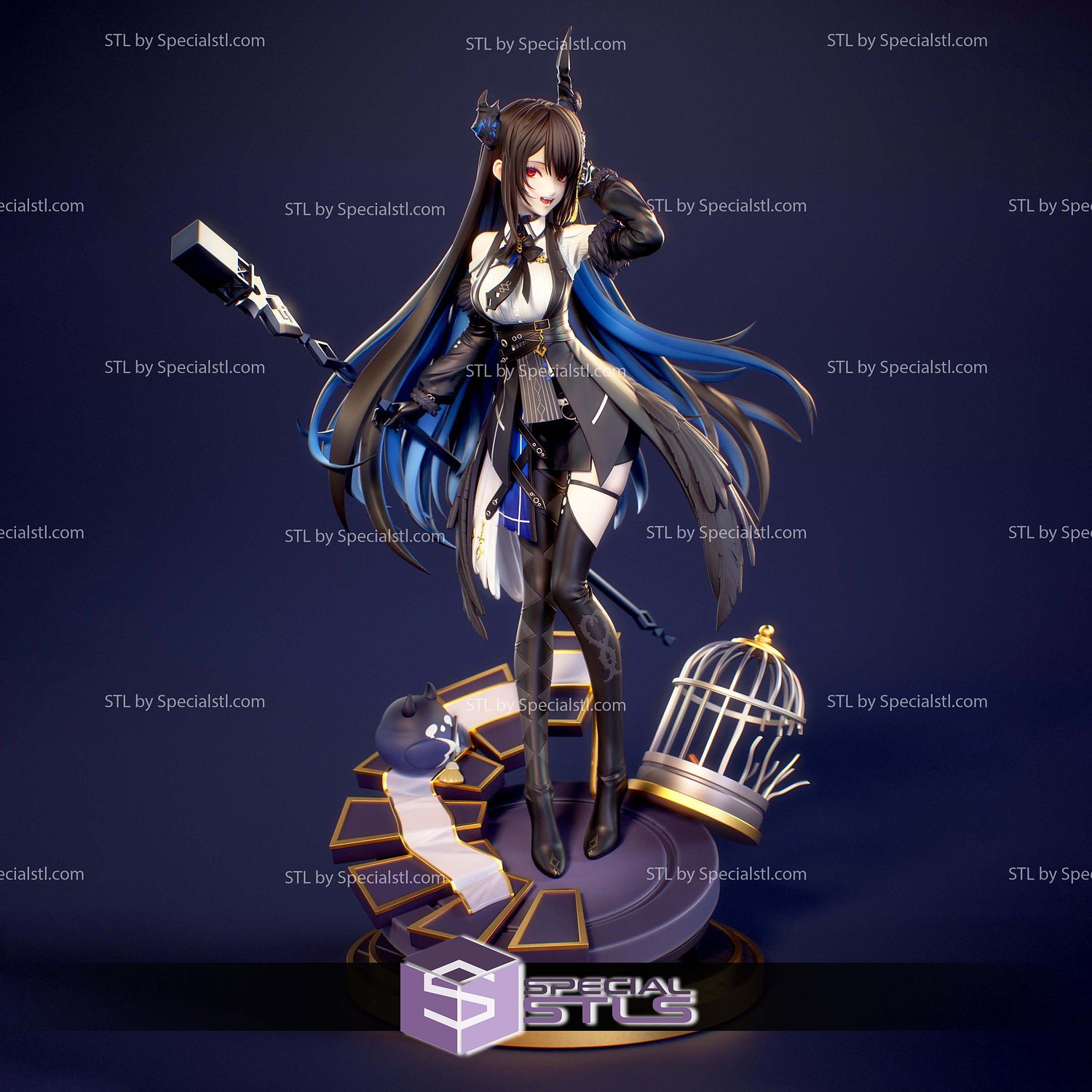 Nerissa Ravencroft 3D Printer Files STL Model — view 2