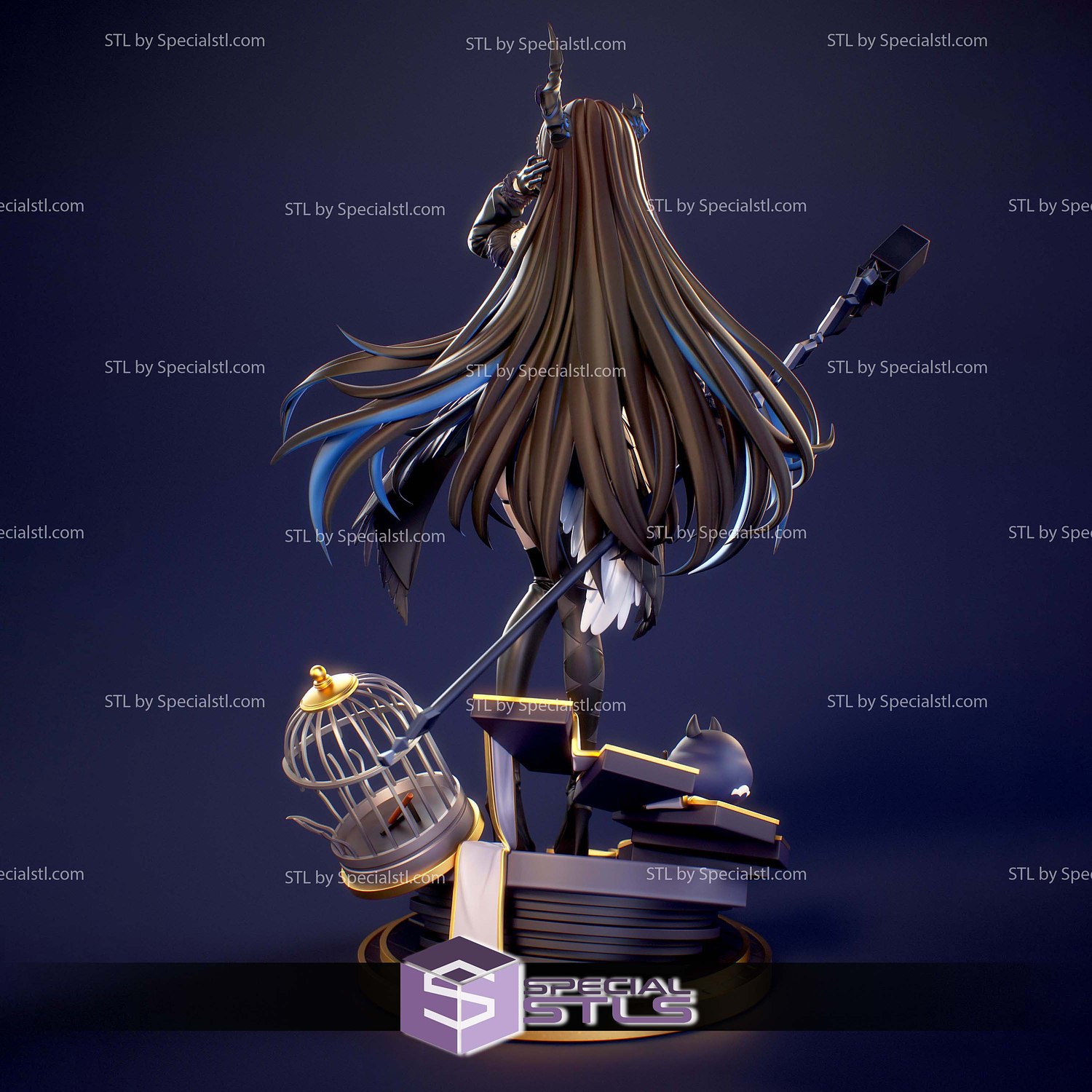 Nerissa Ravencroft 3D Printer Files STL Model — view 3