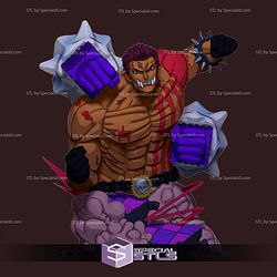Katakuri Battle Bust 3D Printer Files STL Model
