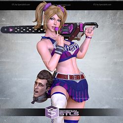 Julie Lollipop and the Head STL Printer Files 3D Model