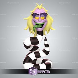 Beetlejuice Snake Digital STL Files 3D Model — view 1