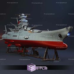 Space Battleship Yamato 3D Printer Files STL Model