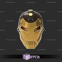 Cosplay STL Files Marvel Rivals Steam Powered Iron Man Helmet 3D Model — view 1