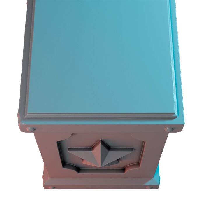 Carnival Plinths IX - Printable Resin Model 3D STL Model — view 6