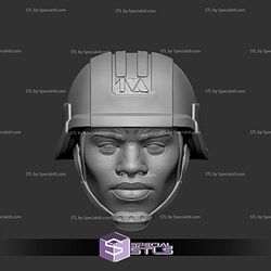 Custom Figure Head STL Collection - TVA Warrior 3D Model