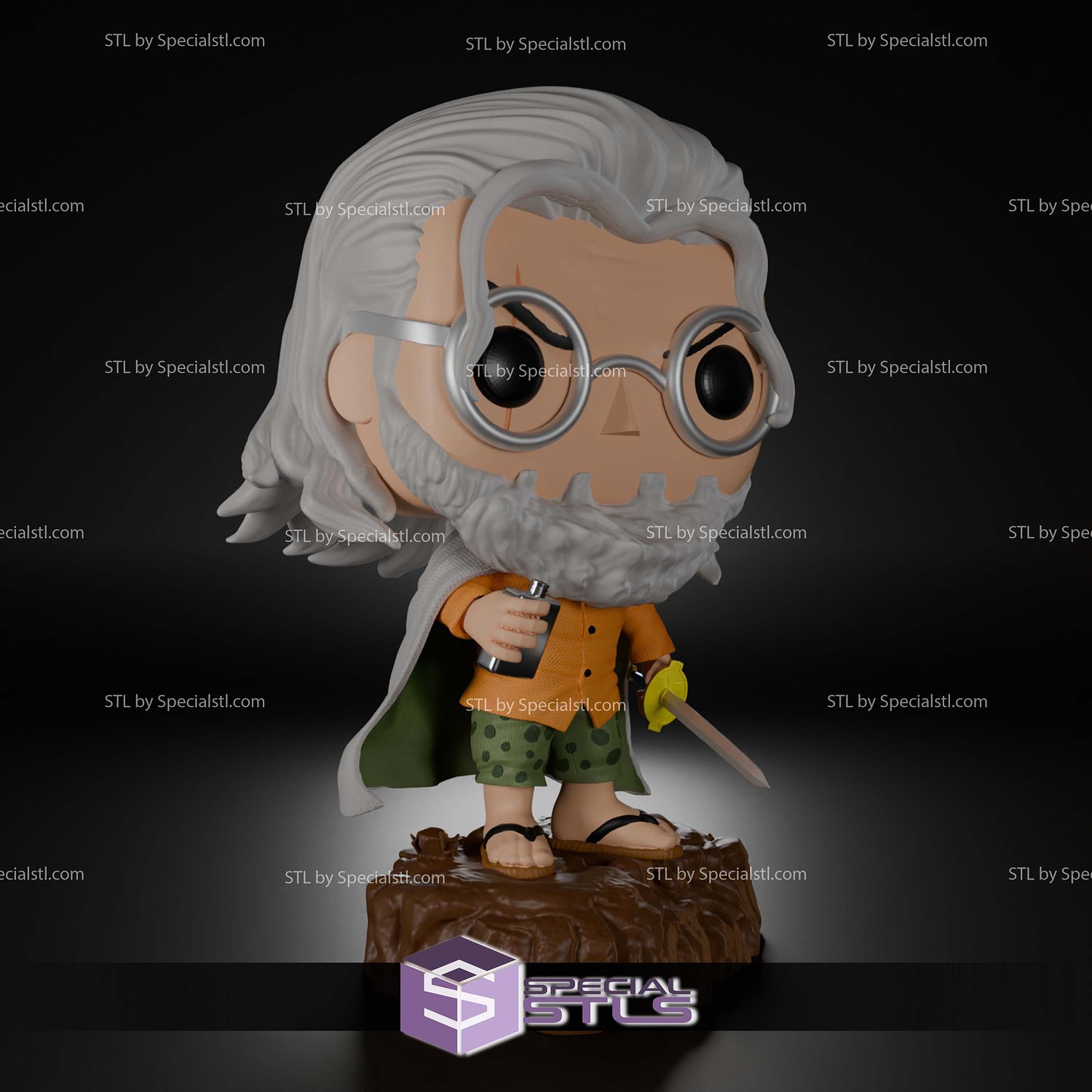 Rayleigh Funko 3D Printer Files STL Model — view 4