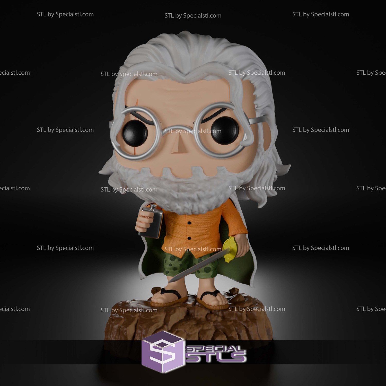 Rayleigh Funko 3D Printer Files STL Model — view 5