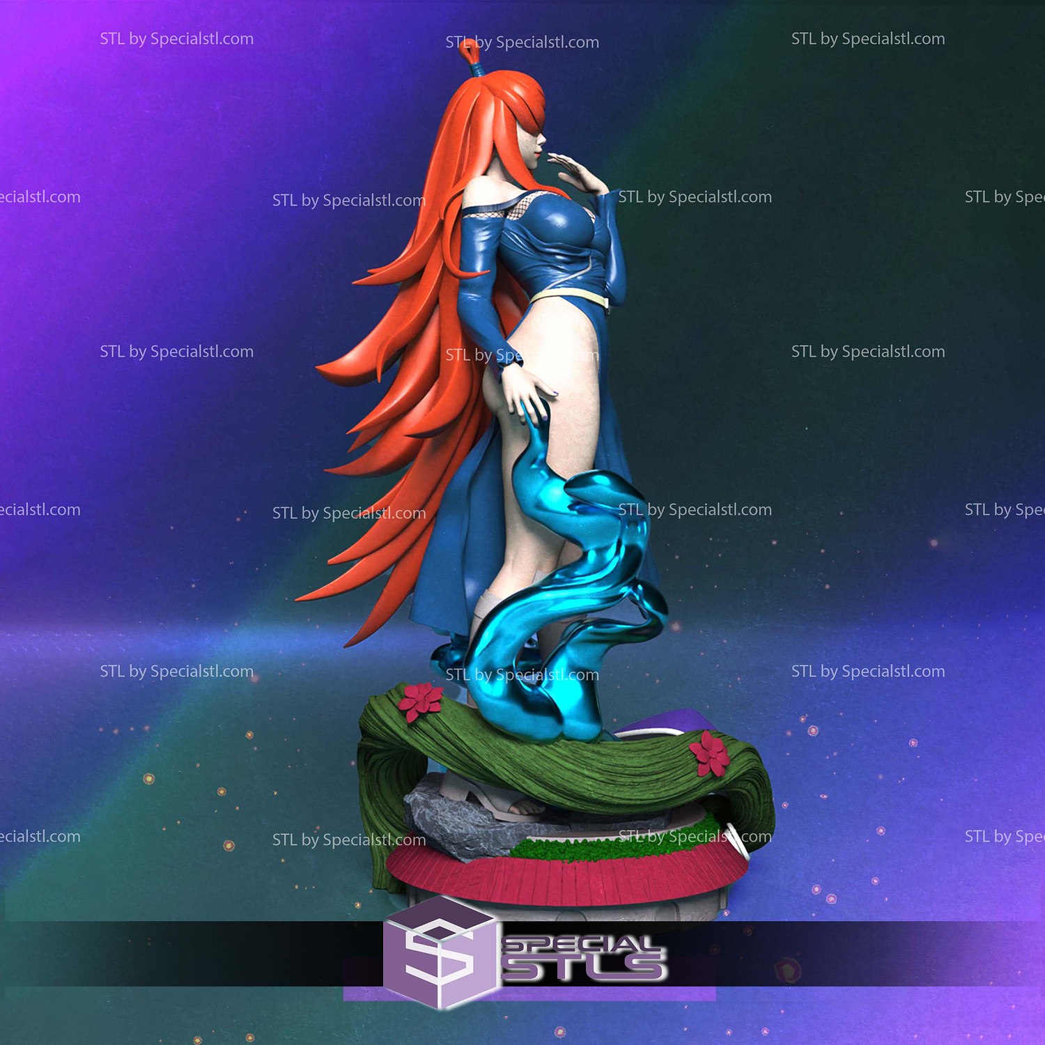 Mizukage Naruto STL Files 3D Model — view 2