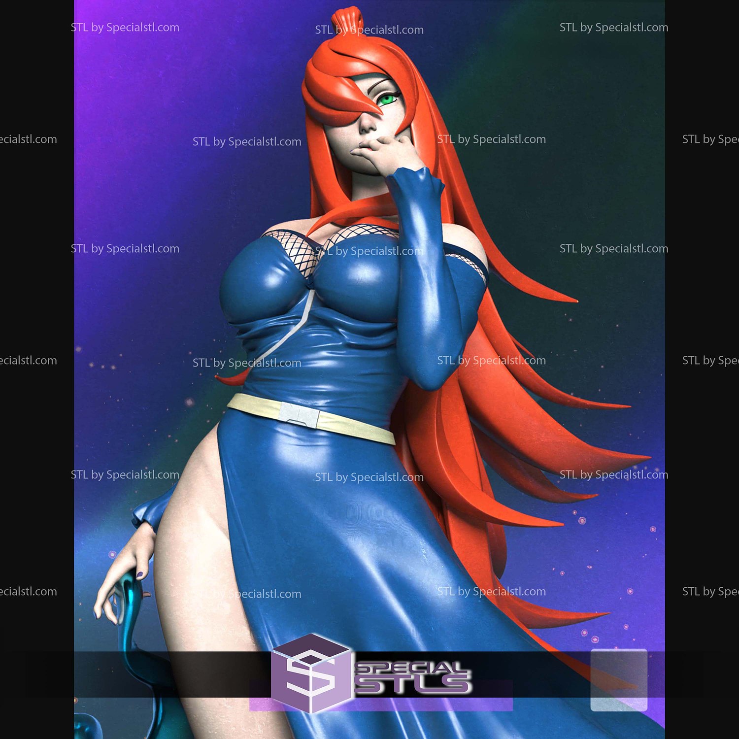 Mizukage Naruto STL Files 3D Model — view 3