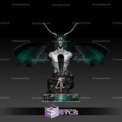 Ulquiorra Cifer Bleach Bust STL Files 3D Model — view 1