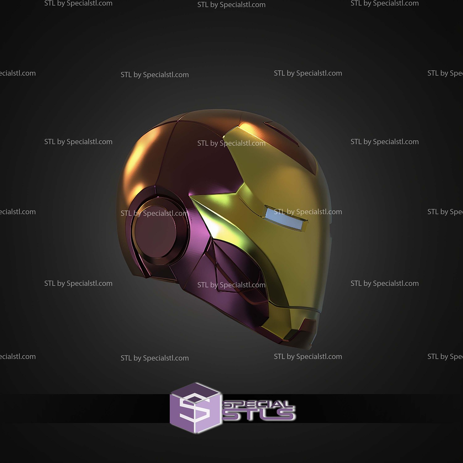 Cosplay STL Files Iron Man Extremys Helmet 3D Model — view 2