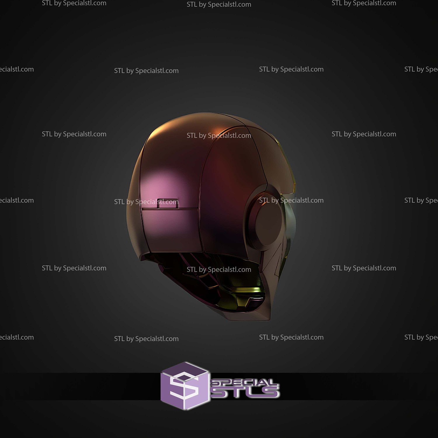 Cosplay STL Files Iron Man Extremys Helmet 3D Model — view 4