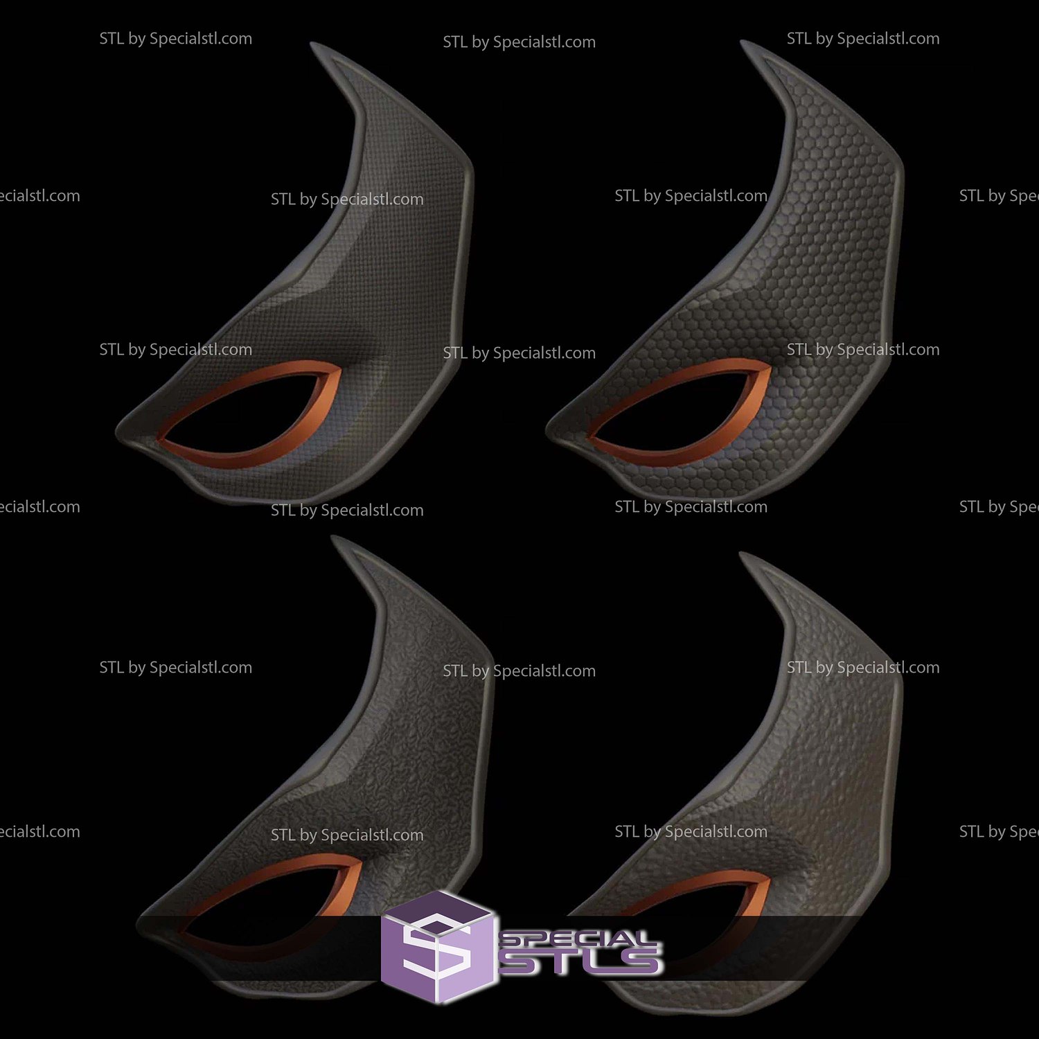 Cosplay STL Files Iron Fist Mask Immortal Weapon 3D Model — view 3