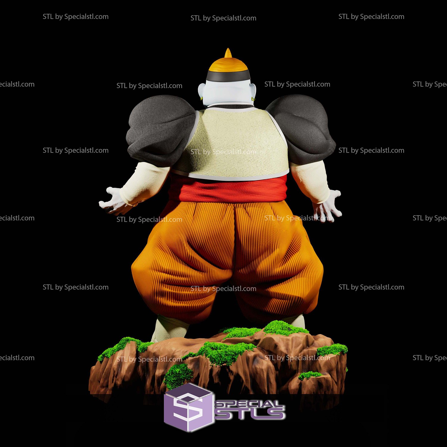 C 19 Android 19 3D Printer Files STL Model — view 2