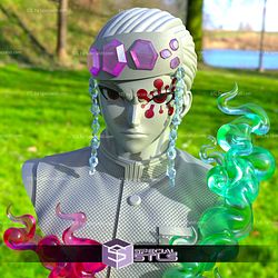 Uzui Tengen Bust 3D Printer Files STL Model