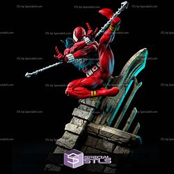 Scarlet Spider in Action 3D Printer Files STL Model