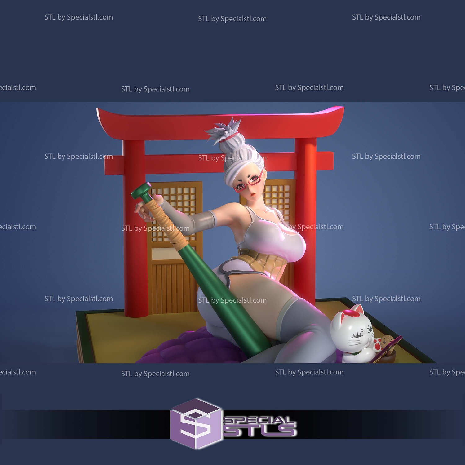 Seiko Ayase Temple Sculptures 3D Printing STL Model — view 2