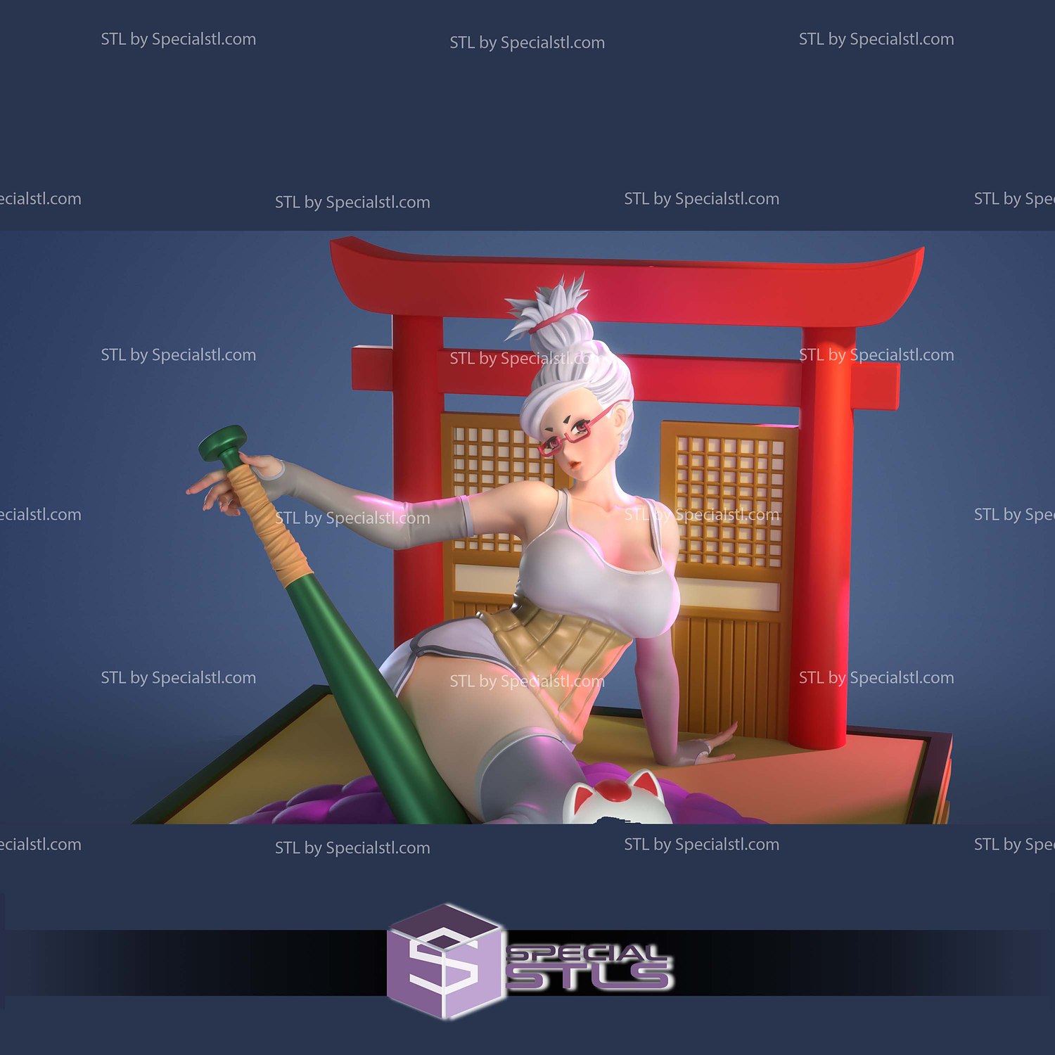 Seiko Ayase Temple Sculptures 3D Printing STL Model — view 3