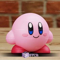 Super Basic STL Kirby Chibi 3D Model