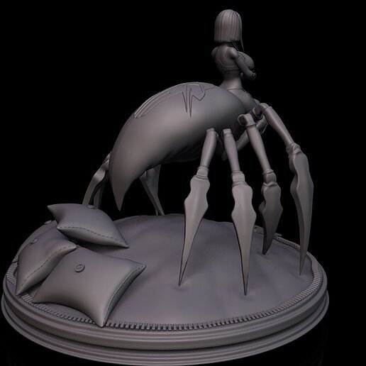 Rachnera Arachnera Monster Musume no Iru Nichijou and 3D STL Model — view 2