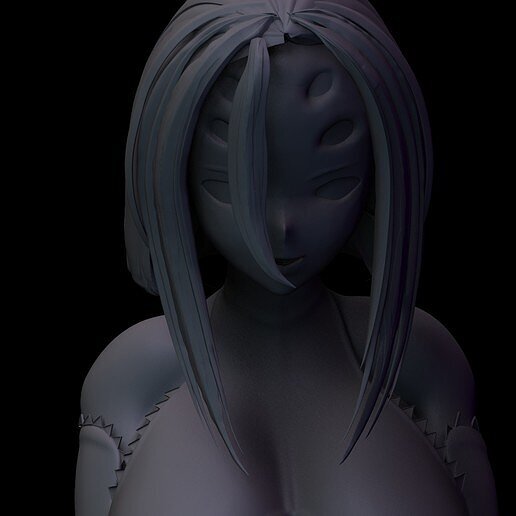 Rachnera Arachnera Monster Musume no Iru Nichijou and 3D STL Model — view 3