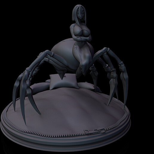 Rachnera Arachnera Monster Musume no Iru Nichijou and 3D STL Model — view 4