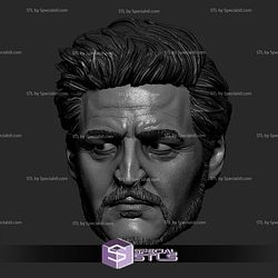 Custom Head STL Collection - Joel Miller The Last of Us 3D Model