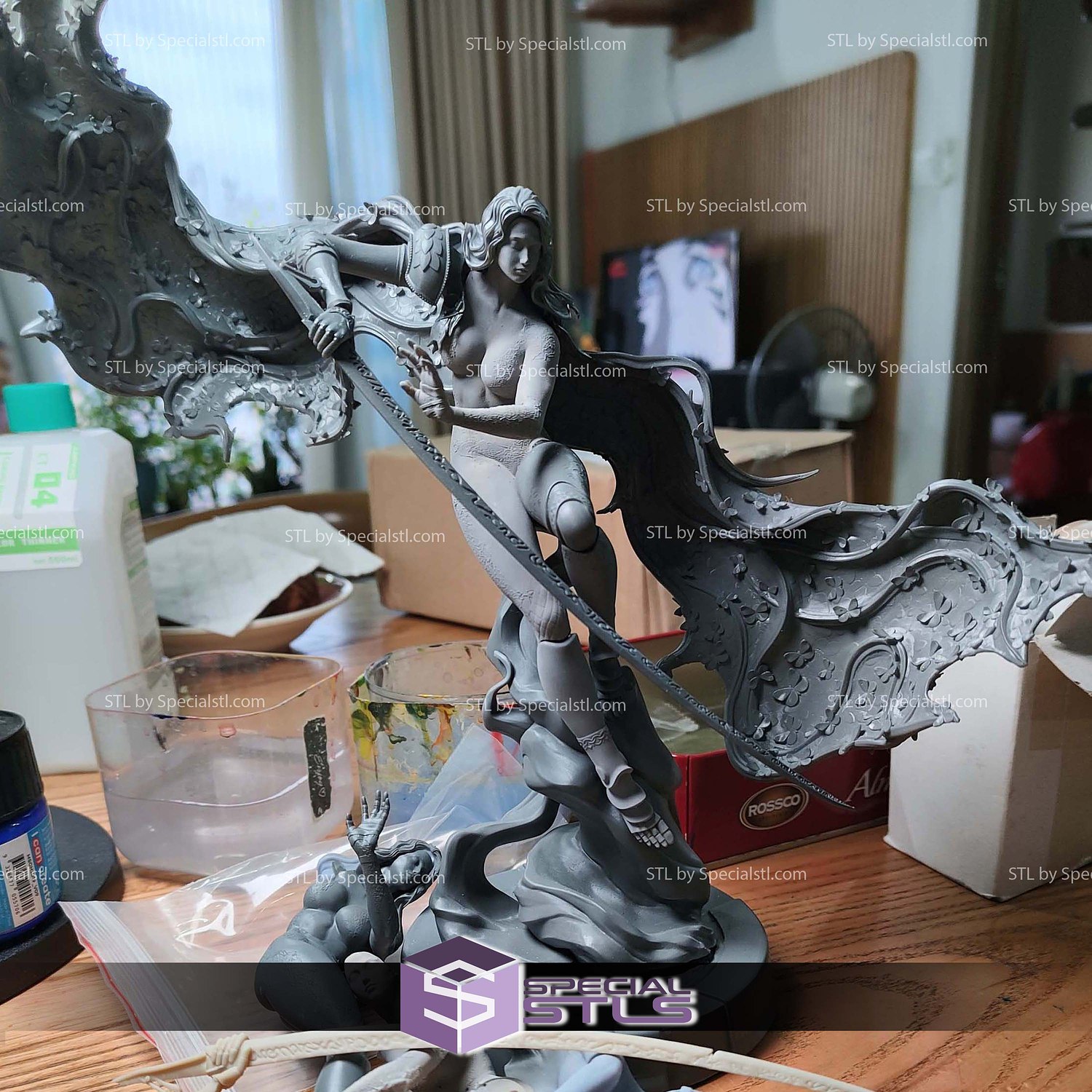 Valeria the Blade of Light STL Files 3D Model — view 7