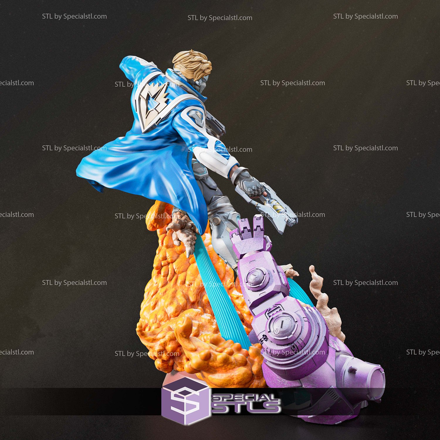 Star Lord Marvel Rivals STL Files 3D Model — view 4
