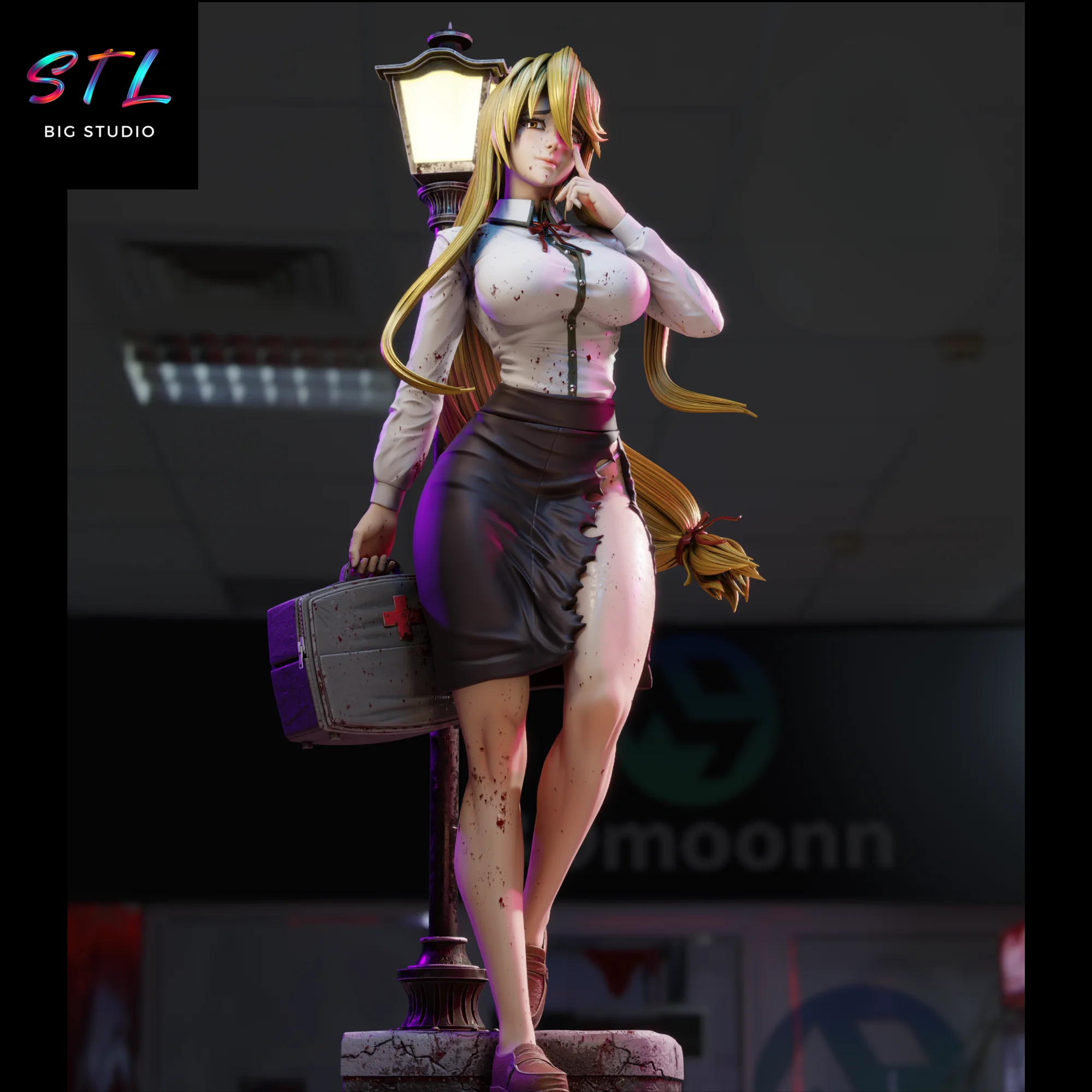 Shizuka Marikawa STL | High School of the Dead | 3D Printing Figure Model — view 5