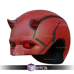 Cosplay STL Files Daredevil Cowl V2 3D Model