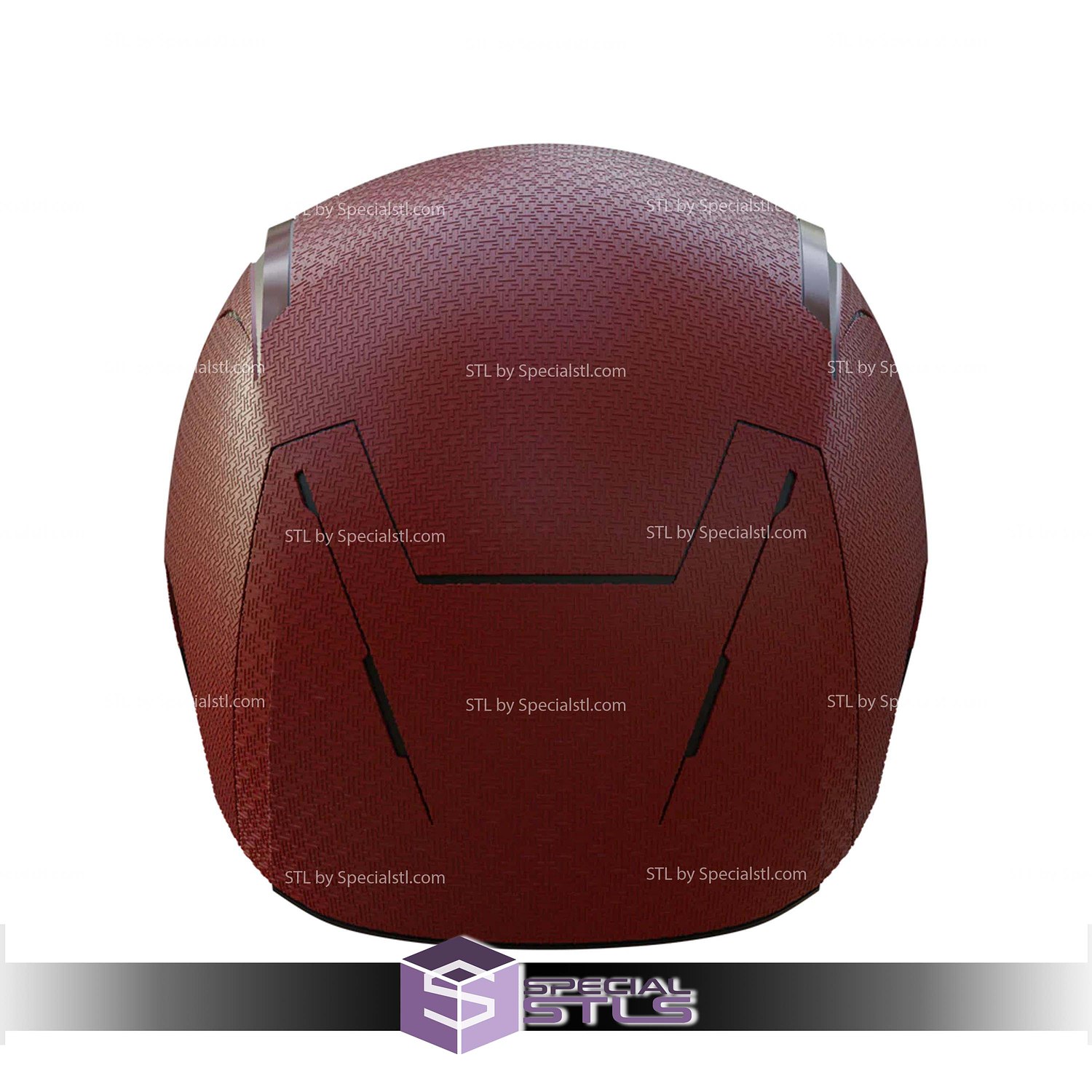 Cosplay STL Files Daredevil Cowl V2 3D Model — view 2