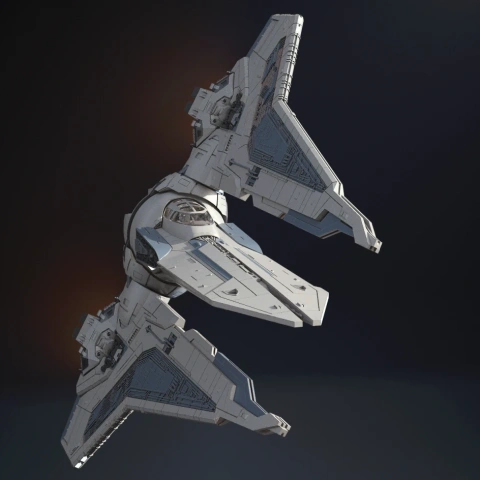 Gauntlet Starfighter 3D Printing Model | Assembly STL Model