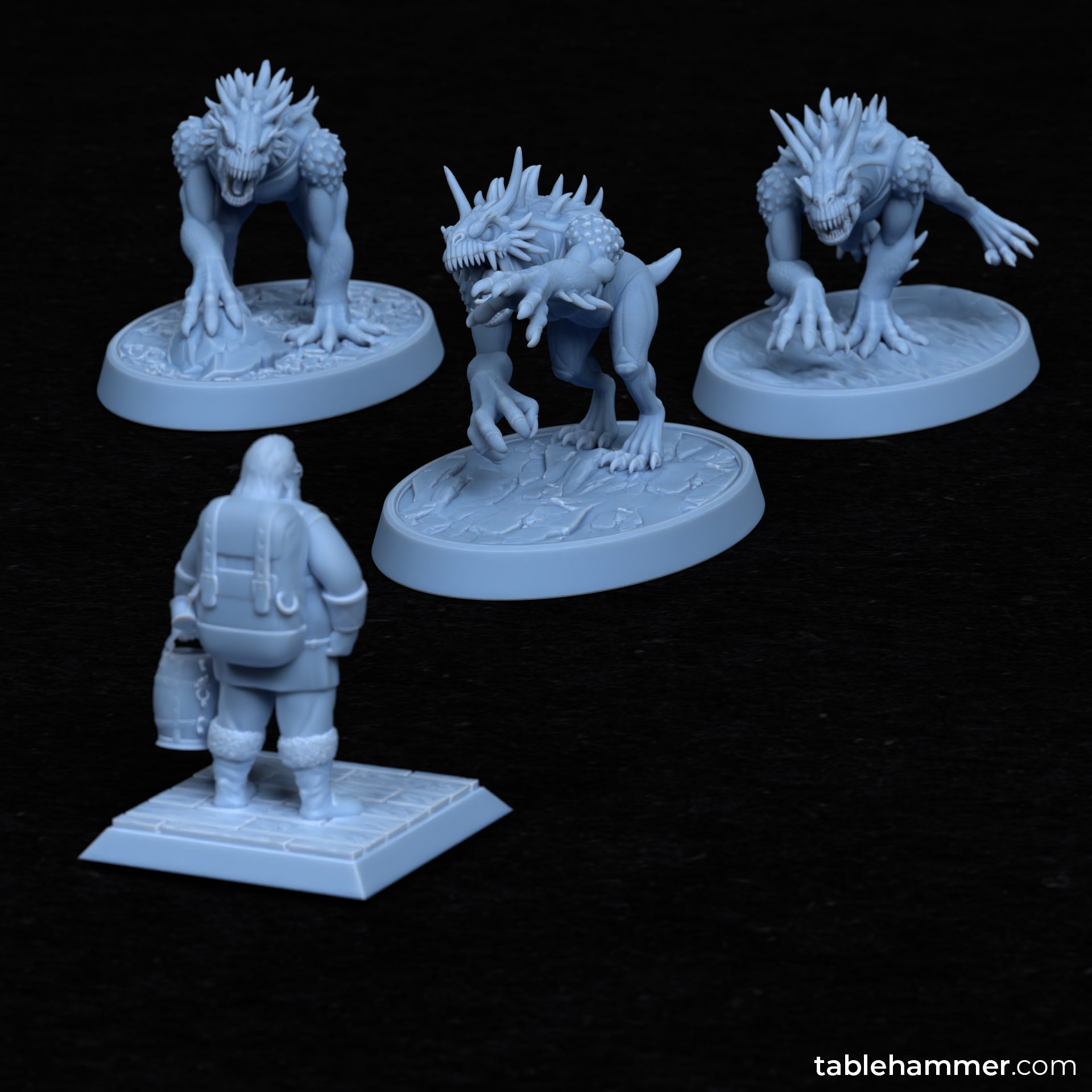 Daemon Haunter Hounds 3D STL Model