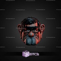 Cosplay STL Files Stanley Pines from Gravity Falls 3D Model