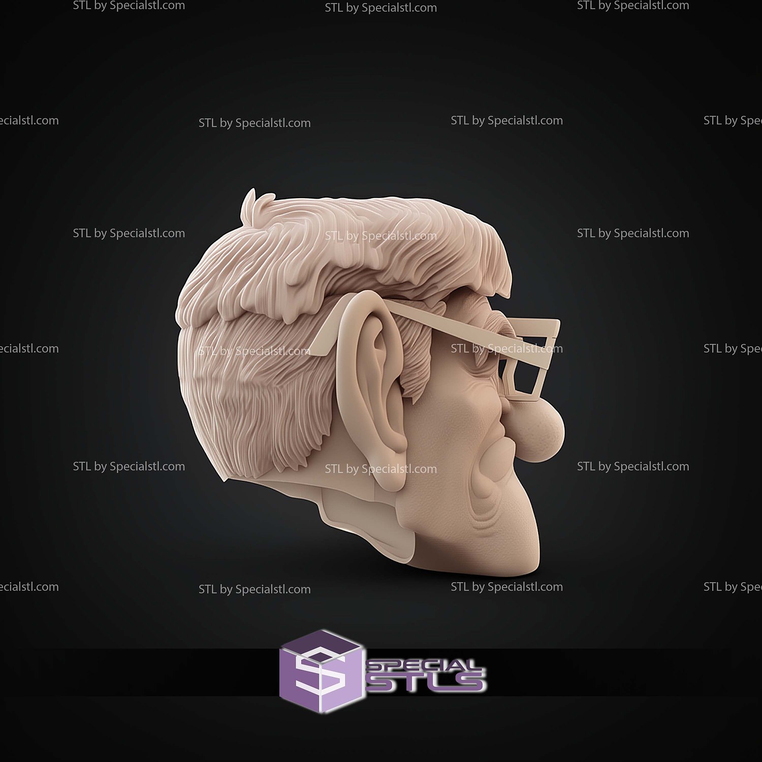 Cosplay STL Files Stanley Pines from Gravity Falls 3D Model — view 5