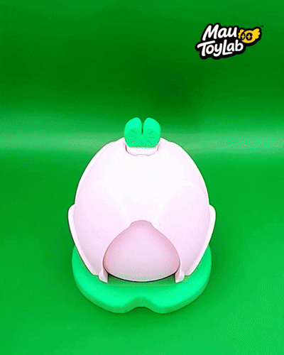 Flexi Frog with Lotus Capsule – Articulated Frog Toy | No Supports 3D 3MF Model