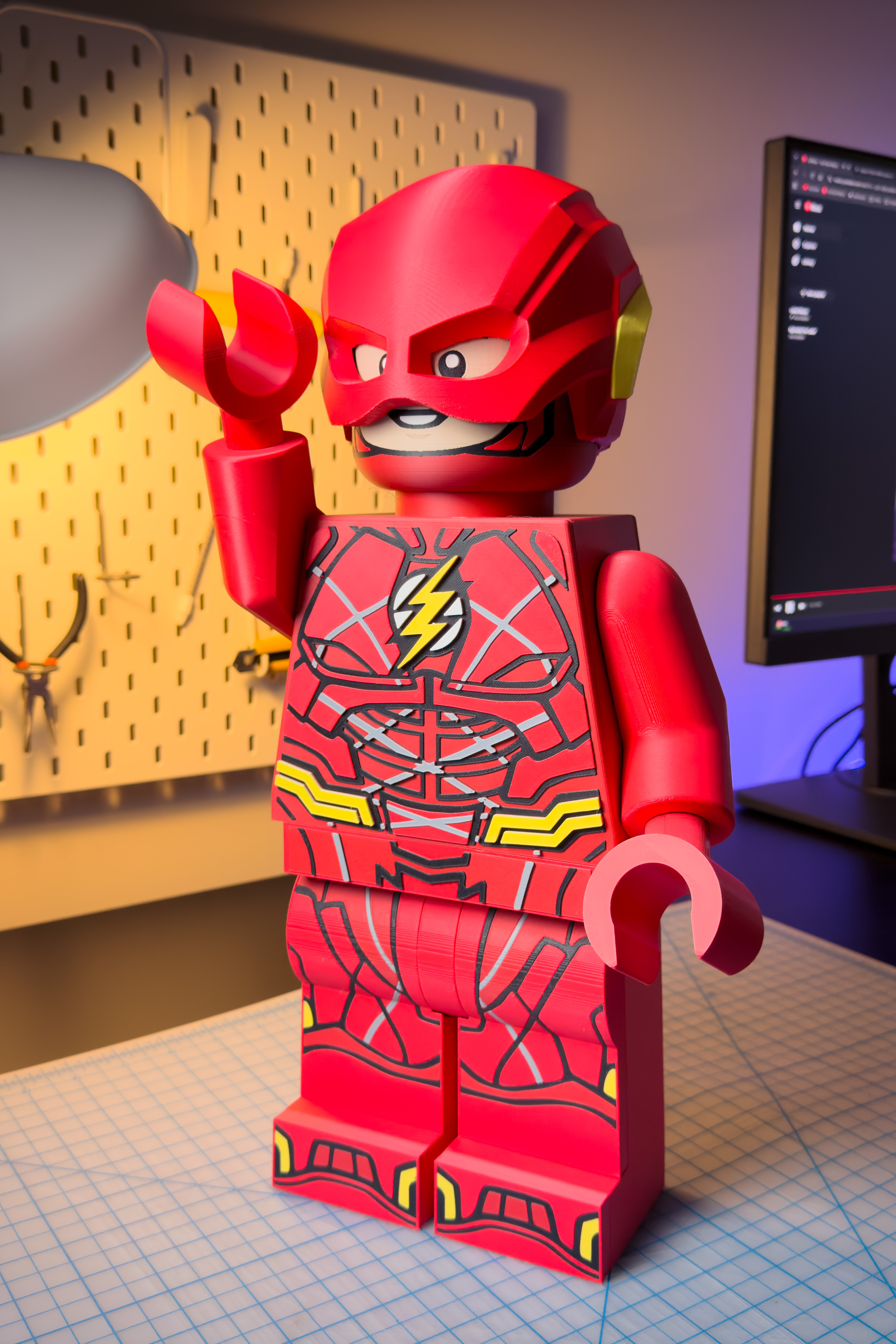 The Flash Modular Figure, Fastest Figure Alive! 3D 3MF Model