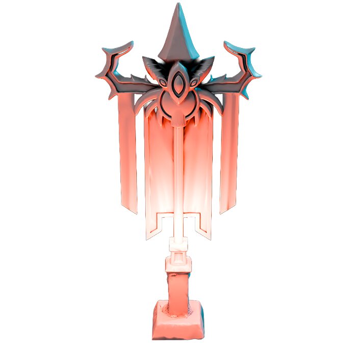 Underwater City Banner VI - Printable Resin Model 3D STL Model — view 2